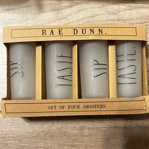 BNIB Rae Dunn shot glass set